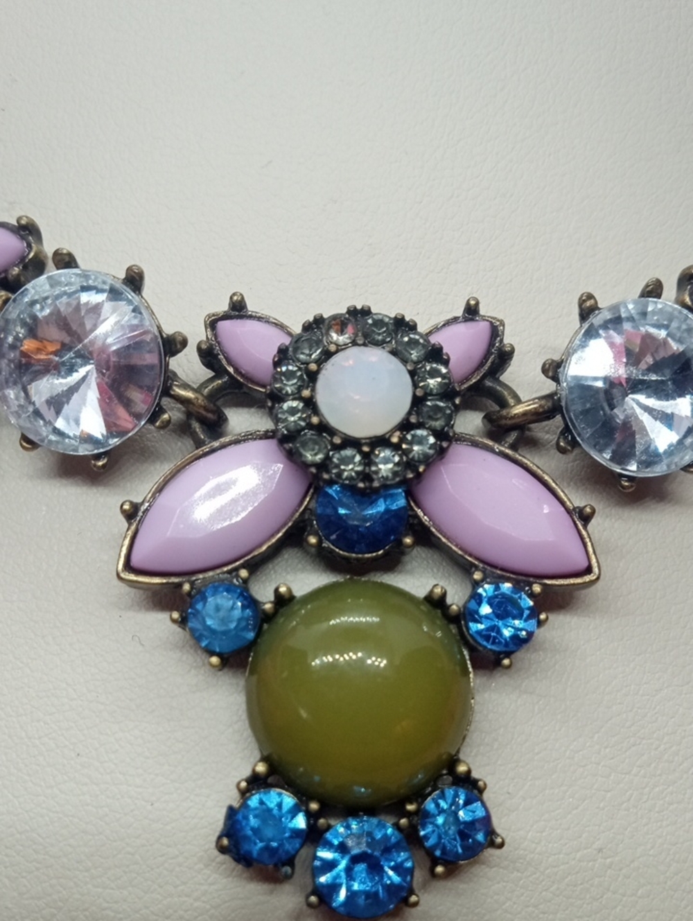 J.CREW CHUNKY RHINESTONE NECKLACE - Picture 6 of 13